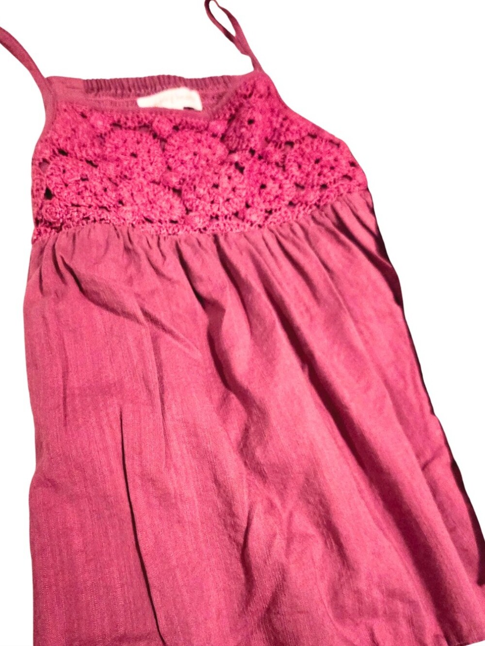 Girls Tank Top Raspberry Pink - Picture 2 of 4